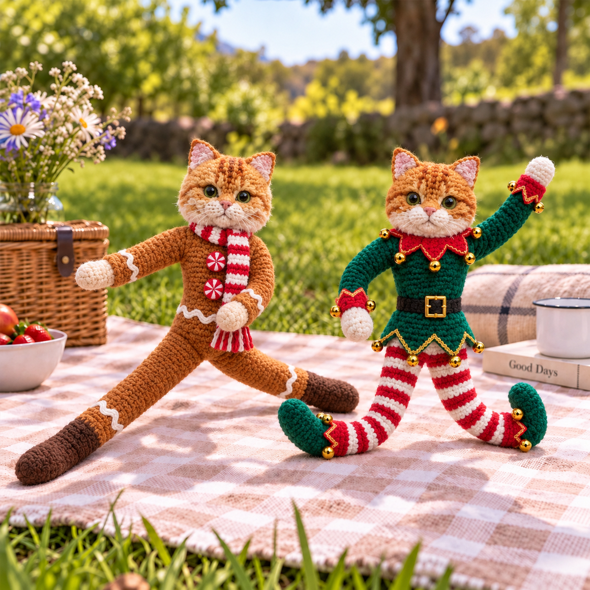 Personalized Pet Crochet Doll - Christmas Edition