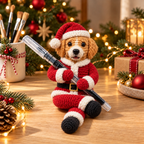 Personalized Pet Crochet Doll - Christmas Edition