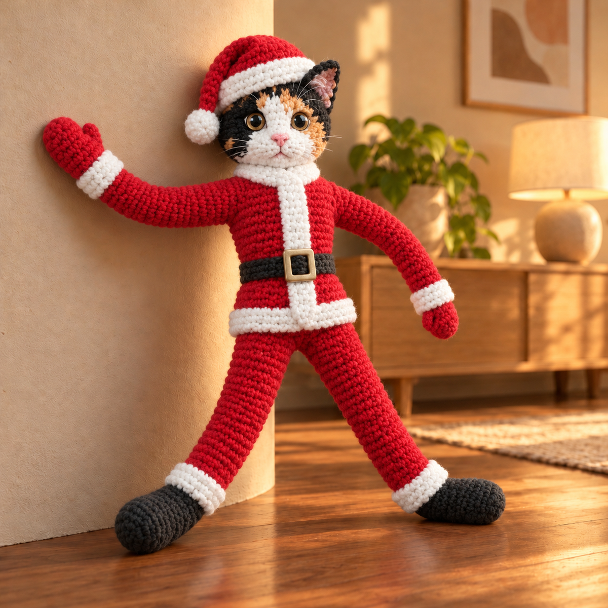 Personalized Pet Crochet Doll - Christmas Edition