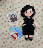 Muñeca de ganchillo personalizada a partir de tu foto con marco de fotos acrílico