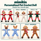 Personalized Pet Crochet Doll - Christmas Edition
